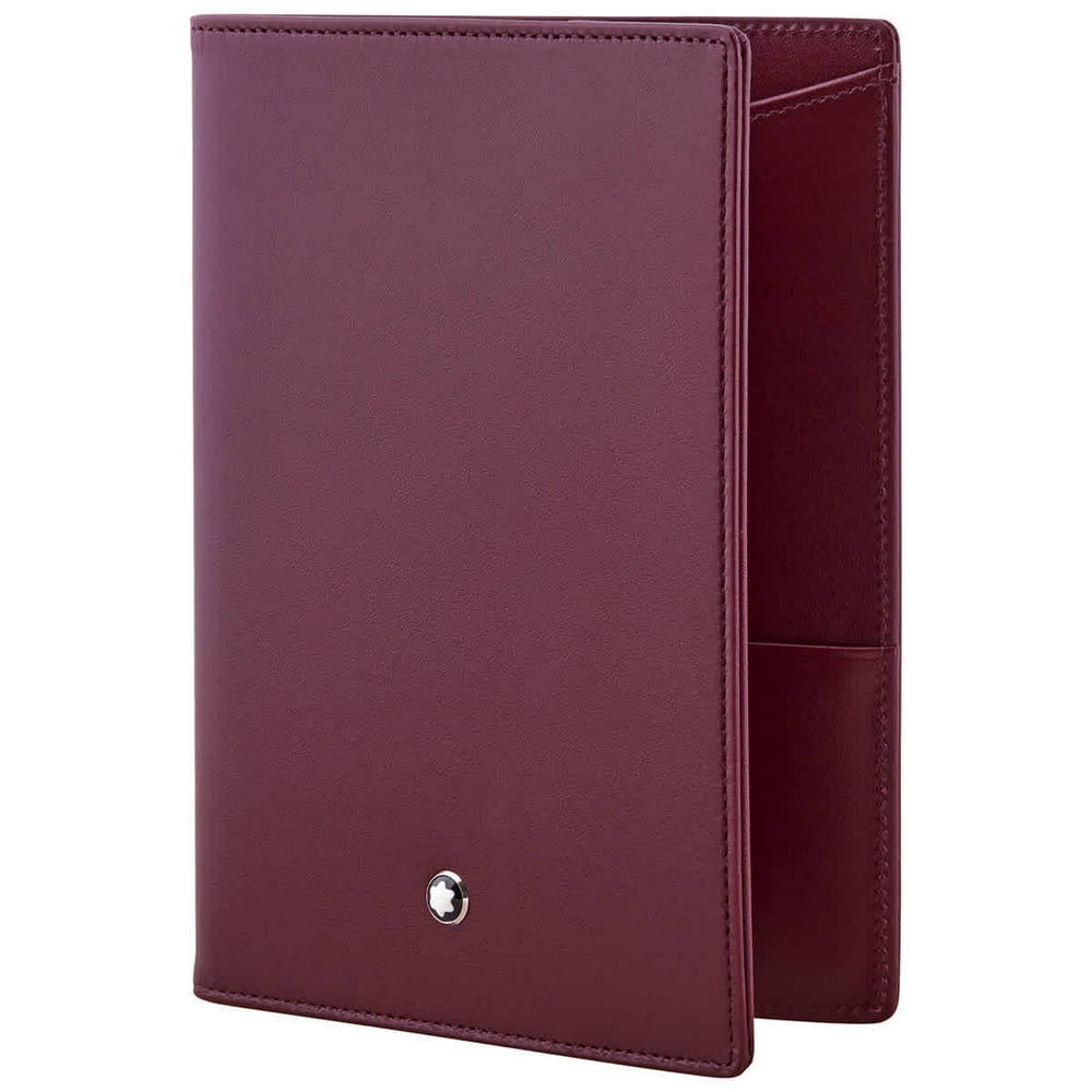 Montblanc MontBlanc Meisterstuck Passport Holder Burgundy Walmart