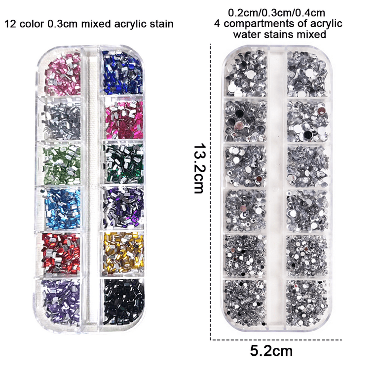  Anezus 4728Pcs Nail Gems with Crystals Rhinestones Jewls Pickup  Tool Pen for Nails, Nail Art Supplies Diamond Stones for Nails Decoration  Makeup Clothes Shoes : Beauty & Personal Care