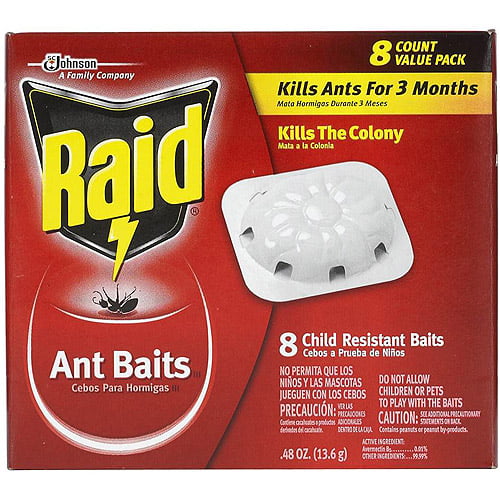 Value Pack 8 count Kills ants Raid ant Baits