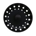 thumbnail image 2 of Westbrass D214S-2P-62 3-1/2" Stainless Steel Kitchen Sink Basket Strainer, Matte Black (2-Pack), 2 of 8