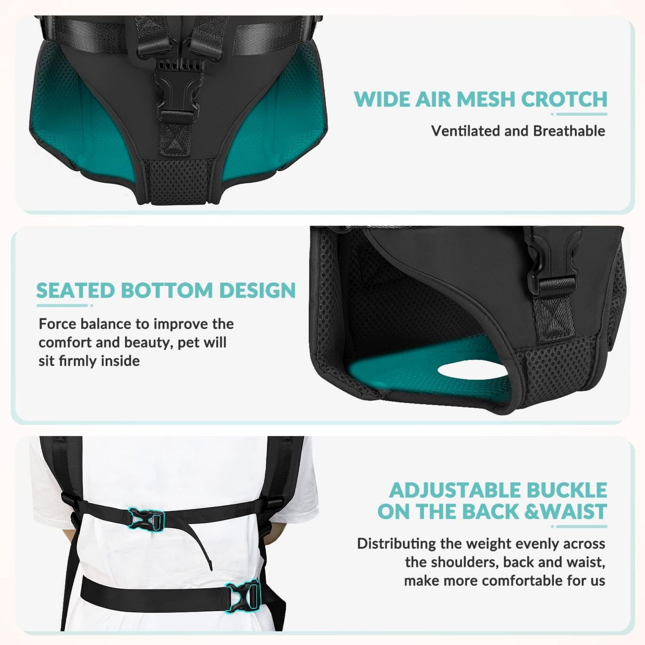 Newborn Brand Pet Front Dog Carrier Backpacks Adjustable For Hiking Cycling