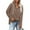 Khaki, variant on Shirts for Women,Fashion Women's Everyday Long Sleeve Button Drawing Hoodie Blouse Ladies Shirt Top Women Snow-Day Essential