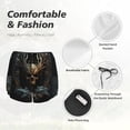 thumbnail image 4 of Salouo Vintage Ornate Skull Print Women's 2 in 1 Running Shorts Double-Layer Shorts Athletic Workout Gym Yoga Shorts Running Shorts for Women-Large, 4 of 7