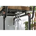 thumbnail image 2 of Bowery Hill Industrial Bar Cart in Antique Black, 2 of 4