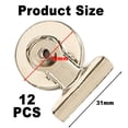 thumbnail image 5 of 12 pack Fridge Magnets Refrigerator Magnets Magnetic Clips Heavy Duty Detailed List Display Paper Fasteners on Home& Office& Teaching, 5 of 5