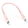 thumbnail image 2 of Luz de lectura para el cuello, luces de libro para leer en la cama, 3 niveles de brillo, recargable, brazos flexibles de silicona suave, uso cómodo, perfecto para leer (rosa), 2 of 3