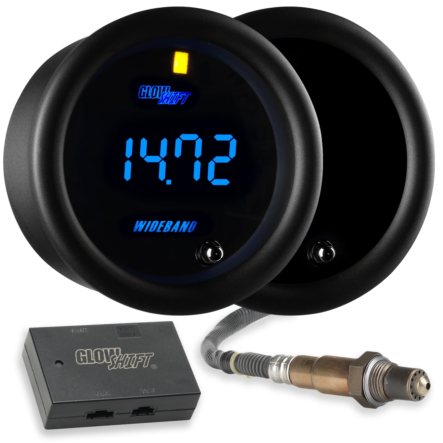 GlowShift Tinted 7 Color Series Digital Wideband Air / Fuel Ratio Gauge