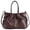 #Coffee, variant on BadPiggies Women Satchel Handbags Top Handle Purse Medium Tote Bag Vegan Leather Shoulder Bag (Black)