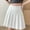 w93# White390, variant on Wuxian Skirts For Women Solid Color Pleated Fashion High Waisted A-Line Stylish Casual Uniform Mini Skirt Short Tennis Skater Skirts,Navy,M