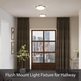 thumbnail image 4 of Aspen Creative White 63004L-2 Large LED Flush Mount Finish with Glass Shade, 4 of 5