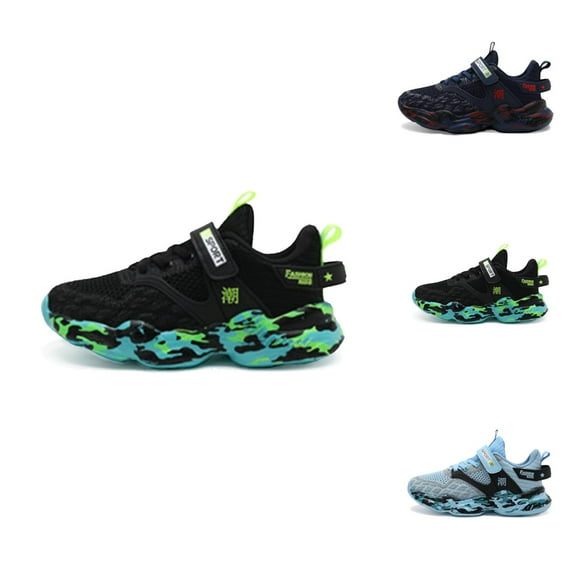 Wide Kid's Orthopedic On Walking Running Tennis Shoes with Arch Support for Boys & Girls Soft Mesh Breathable Athletic Sports Gym Sneakers for Little/Large Kid