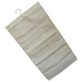 thumbnail image 3 of Hanging Closet Organizer 2-Sided Mesh Pockets Wardrobe Storage Bag Pouch for Underwear Bra Socks, 30 Grid, Beige, 3 of 8