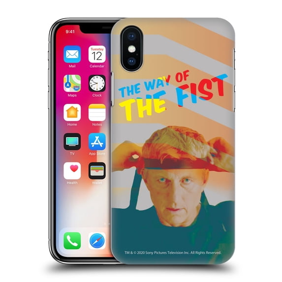 Head Case Designs Officially Licensed Cobra Kai Graphics 2 The Way Of The Fist Hard Back Case Compatible with Apple iPhone X / iPhone XS
