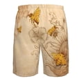 thumbnail image 6 of Wukai Print Beach Trunks with Compression Liner Swimsuit Quick Dry Beach Sports Shorts with Pocket-3X-Large, 6 of 8
