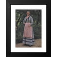 thumbnail image 2 of Hans Michael Therkildsen 11x14 Black Modern Framed Museum Art Print Titled - Young Girl in a Garden (1864 - 1925), 2 of 5