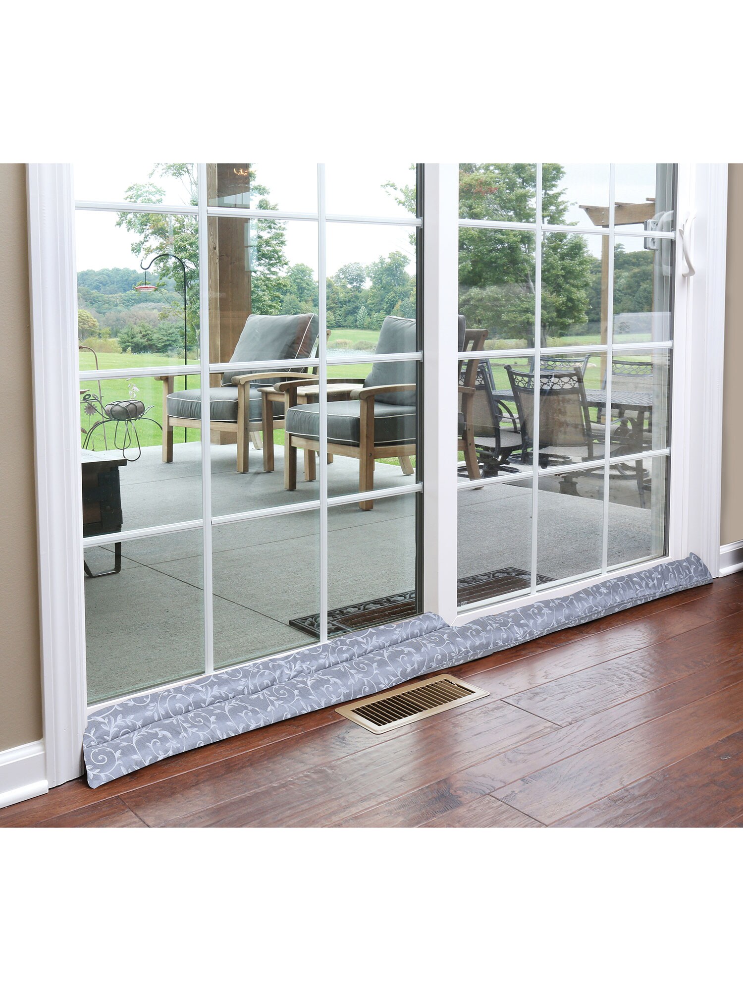 HOME DISTRICT Sliding Door Draft Stopper Patio Door Air Blocker Draft