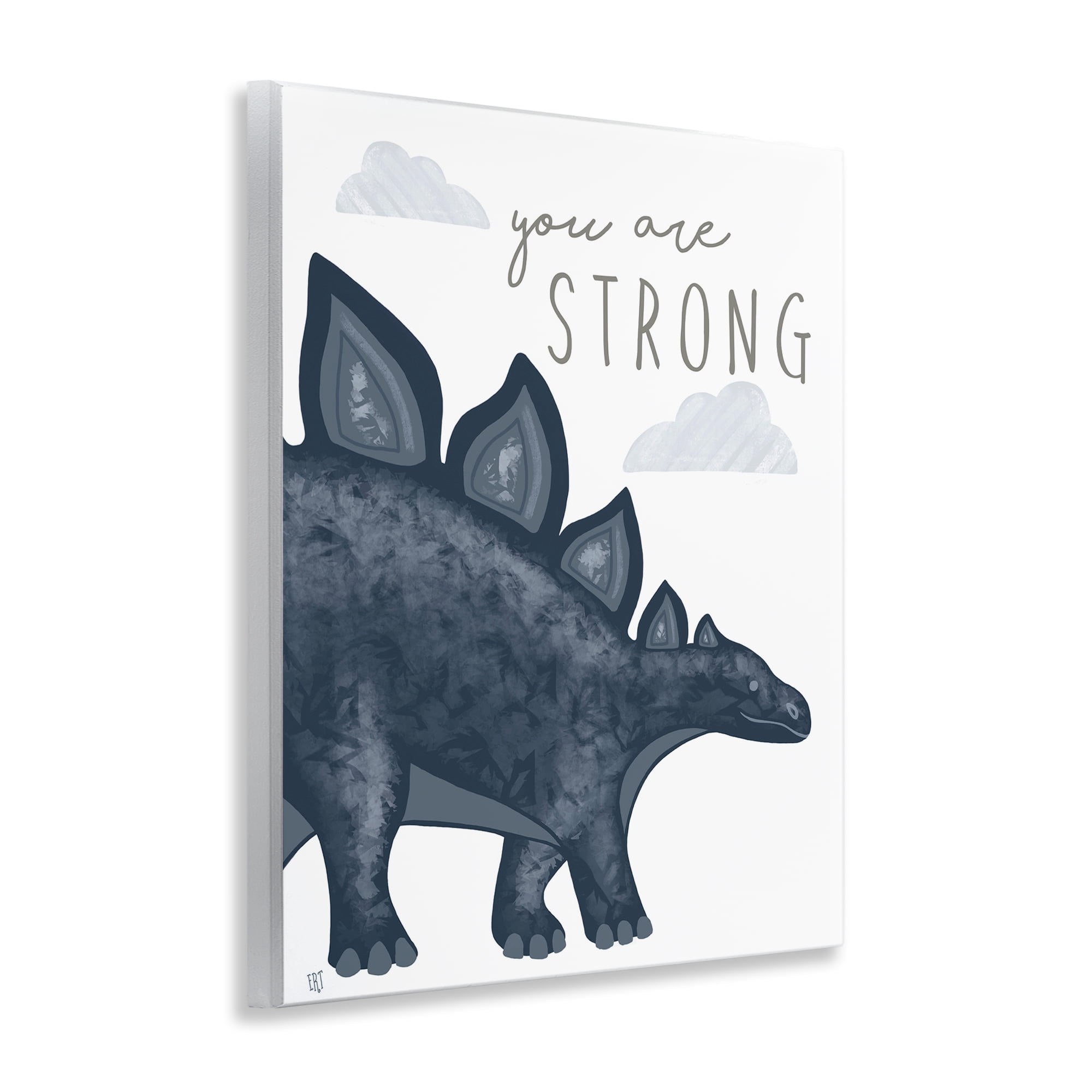 Stupell Industries You Are Strong Dinosaur Wall Plaque Art, design by Elizabeth Tyndall