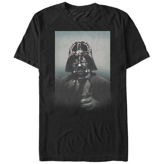 Men's Star Wars Darth Vader Point  Graphic Tee Black Medium