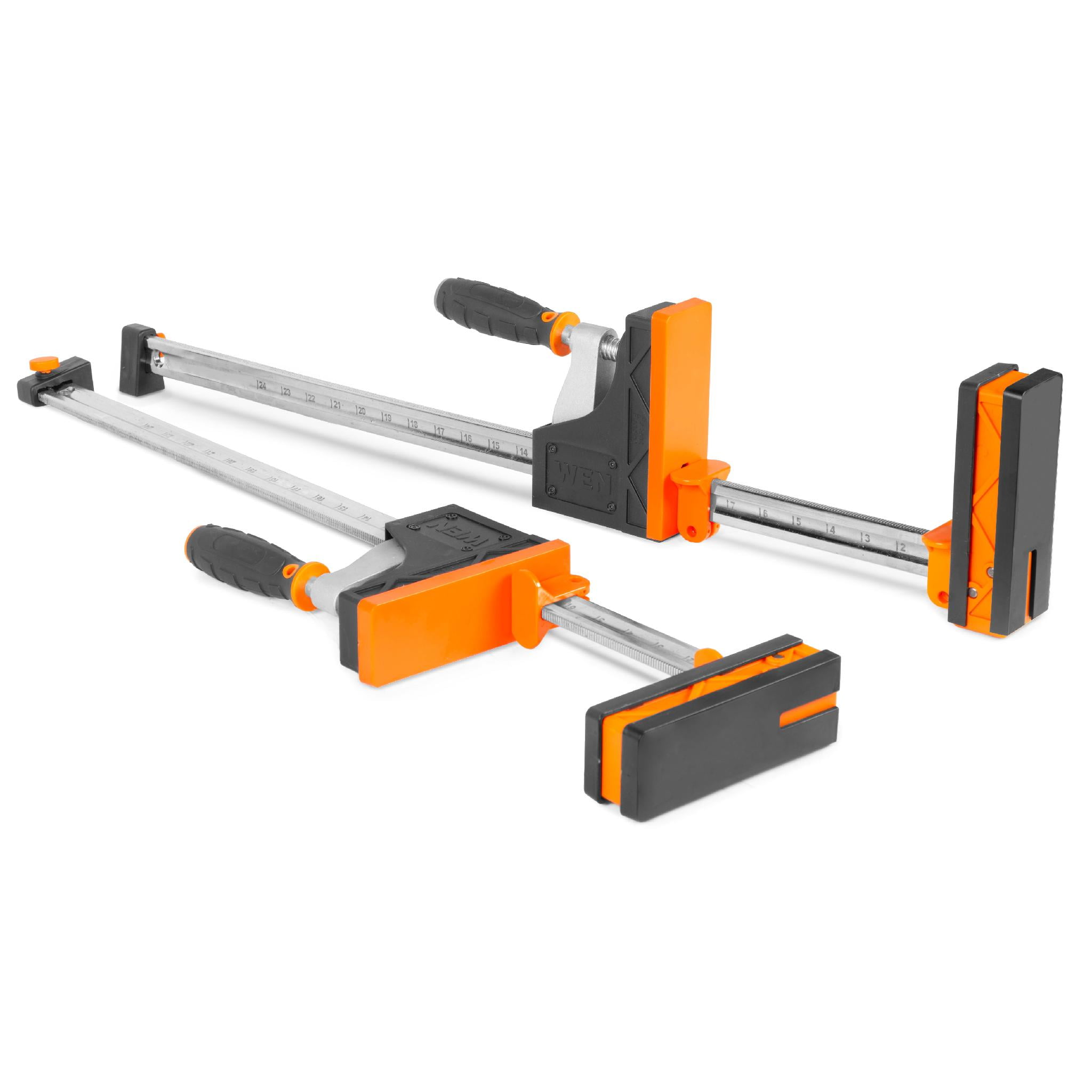 WEN Parallel Clamp Kit with Two 24-Inch Clamps, Two 50-Inch Clamps, and Framing Kit