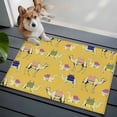 thumbnail image 3 of Rectangle Area Rugs 2 x 3 Ft, Yellow Camels Non-Slip Residential Carpet, Modern Watercolor Cute Funny Animals Indoor Crawling Mats Runner Rugs for Living Room/Dining Room/Bedroom, 3 of 8