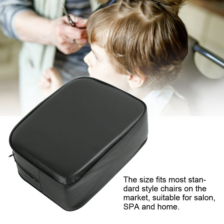 Barber Salon Spa Booster Child Seat Cushion Beauty Salon Spa Equipment PVC  Black