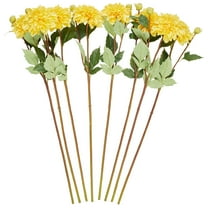 30" Plastic Floral Tall Dahlia Artificial Flower Stem, by DecMode (8 Count)