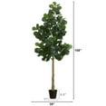 thumbnail image 2 of Nearly Natural 9ft. Artificial Fiddle Leaf Fig Tree, Green, 2 of 7