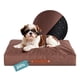 thumbnail image 1 of Cama Antiestrés de Foam para Perro Chico y Gato, Colchoneta Lavable Esquimal (Café, 65x45 cm), 1 of 6