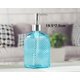 thumbnail image 2 of Botella desinfectante for manos tipo prensa de 500 ml, vidrio transparente azul for baño, inodoro, champú y gel de ducha, 2 of 2