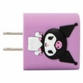 thumbnail image 4 of Sanrio Hello Kitty Kuromi Wall Charger 3.1 Amp USB-A & USB-C Dual Charger - A Kawaii Charging Companion, 4 of 5