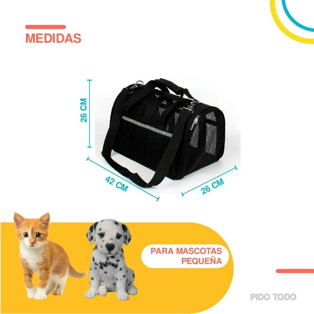 Bolsa Transportadora Mochila Jaula Mascota Mediana Viaje Poli Pets