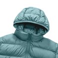 thumbnail image 5 of qafoshin Men's Padded Winter Jacket Warm Thickened Solid Long Sleeve Coat Trendy Casual Hooded Outerwear with Side Zip Pockets, 5 of 6
