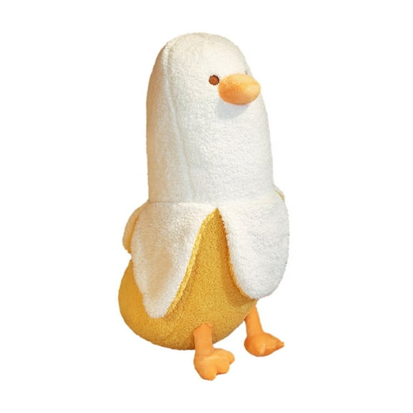 EIMELI Banana Duck Plush Toy Cute Plushie Hugging Plush Pillow Duck Stuffed Animal Toys for Girls and Boys 3-6 years 19.7in