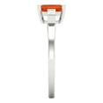 thumbnail image 3 of 0.8 ct Emerald Cut Simulated Red Diamond Three-Stone Engagement Ring for Women in 18K White Gold, 3 of 5