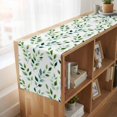 thumbnail image 6 of Table Runners 72 Inches Long Dress Scarves, Green Leaves Farmhouse Kitchen Table Runner, Coffee Tablerunners, Botanical Spring Country Watercolor 16x72 Inch, 6 of 9