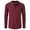 Watermelon Red, variant on LYXSSBYX Men's Performance Long Sleeve Shirt Moisture Wicking Crew T-Shirt Beefy Muscle Basic Solid Pure Color Blouse Tee Top