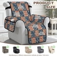 thumbnail image 5 of TSOVTHRID American Flag Plaid Print Recliner Chair Covers Lazy Boy Recliner Covers Stay in Place Couch Cover Slipcovers Non-Slip Furniture Protector with Elastic Strap for Independence Day Decor, 5 of 7