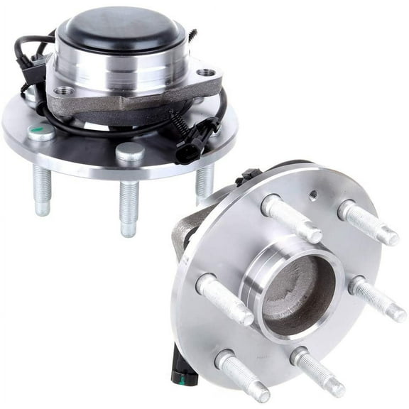 ECCPP 2pcs Front Wheel Hub Bearing Assembly for Chevy Express Silverado1500, GMC Savana 1500 Sierra Yukon Cadillac Escalade 6 lugs W/ABS 515054, 2WD Only
