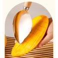 thumbnail image 3 of 1PC Mango Pulp Separator Artifact Eat Watermelon Spoon Cut Stainless Steel Open Fruit Cutting Digging Silver, 3 of 6