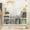 White, variant on Wooden 5-Cubby Kids Bookshelf with Reading Nook & Seat Cushion for Nursery Living Room,Entryway
