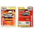 thumbnail image 3 of 1962 Chevrolet Impala SS Convertible Yellow with Graphics "Custom Lowriders" Limited Edition to 4800 pieces Worldwide 1/64 Diecast Model Car by Auto World, 3 of 3