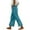 504_Blue, variant on Linen Pants Women Baggy Sweatpants Summer New Women's Casual Loose Fitting Waist And Ankle Patchwork Lace Cotton Women Pants White