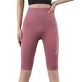 thumbnail image 2 of pitrice Short de Yoga en Nylon pour Femmes, Absorbant la Sueur, Lifting Corporel, Leggings de Musculation, Rouge S, 2 of 9
