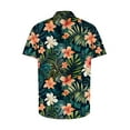 thumbnail image 5 of Jjayotai George Shirts for Men, Men's Hawaiian Shirt, Short Sleeve Floral Button Down Shirts, Tropical Holiday Beach Shirts, Mens Graphic T-Shirts, 5 of 5