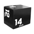 thumbnail image 4 of Caja de salto, caja pliométrica portátil antideslizante multiusos para saltar, sentadillas, fitness, gimnasio en casa, saltar cuerda Estilo C, 4 of 8