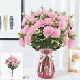 thumbnail image 1 of Ramo de Flores Artificiales para La Decoración de La Sala de Estar: Arreglo Floral Artificial, Plantas Artificiales para Detalles Decorativos Del Hogar, Centro de Mesa o Escritorio, Vegetación Que No, 1 of 6