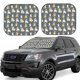 thumbnail image 1 of Balery Cartoon Bulldog 1 Parasol para parabrisas de coche de 2 piezas | Parasol plegable para parabrisas delantero de coche para la mayoría de sedanes-Small, 1 of 6