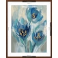 thumbnail image 5 of Art.com Blue Fairy Tale Floral I Art Print by Silvia Vassileva, Brown Frame Wall Art, 23" x 29", 5 of 5