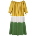 thumbnail image 2 of Plus Size Women Off Shoulder Oversized Maxi Dress Long Sleeve Loose Beach Kaftan, 2 of 3