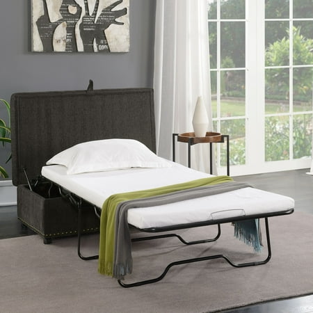 Collections Com, Ottoman Converts To Twin Bed